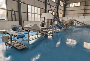 Leafy Vegetable and Fruit Double Times Water <strong>Flow</strong> <strong>Cutting</strong> Sorting Drying Washing Machine Production Line - Product Image 4