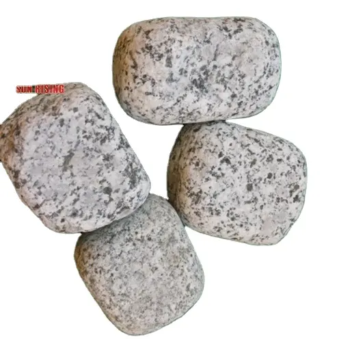 Pierres de gravier en granit, mm, noir et blanc, pour mélange du béton, Construction, style industriel