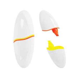 散装折扣耐用塑料荧光笔，颜色鲜艳，用于笔记和定制品牌 - Product Image 1