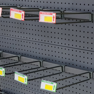 Single Wire Price Tag Label Peg Prong Perforated Merchandise Store Hanger <strong>Hook</strong> Supermarket Shelf <strong>Flip</strong> <strong>Scan</strong> <strong>Hooks</strong> - Product Image 1