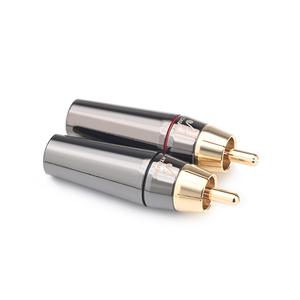 Adaptador ATAUDIO HIFI Audio Rca conector RCA macho de cobre puro para Cable de señal amplificadores de potencia enchufe RCA - Product Image 3
