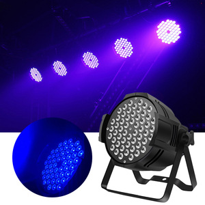 54*3W led tam renkli par ışık DMX512 sahne performansı boyama ışık cob yüzey ışık uzaktan kumanda ile - Product Image 1