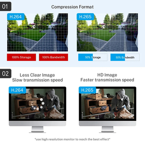 Rscamtom 8CH Outdoor Ptz IP Camera Poe 4MP UHD Smart AI Detección de movimiento Cctv Camera System