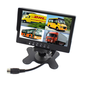 High Quality 7 Inch <strong>Lcd</strong> <strong>Monitor</strong> 4 Split Screen Car Display 4-channel <strong>Video</strong> <strong>Input</strong> for Trucks - Product Image 2