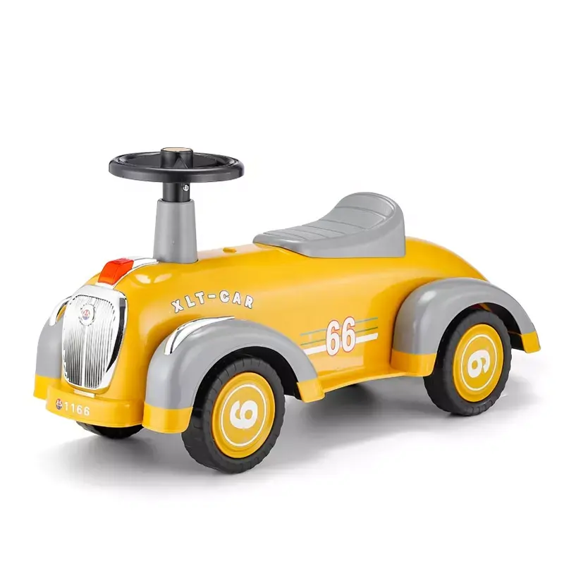 Venda quente Musical Quatro rodas bebê scooter carro/bebê carro deslizante brinquedos elétricos passeio no carro de brinquedo/equilíbrio carro com luz e música