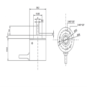 100p/r Push-Pull-Ausgangs codierer ab Phase e6b2-cwz5b inkrementeller foto elektrischer Drehgeber - Product Image 2