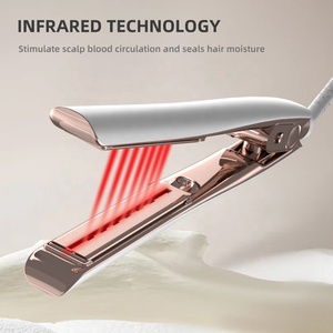 เครื่องยืดผมอินฟราเรดหน้าจอ LED แบบพกพาแหล่งจ่ายไฟประจุลบอเนกประสงค์ - Product Image 3