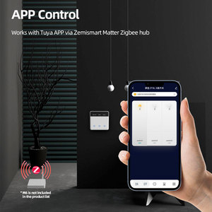 Zemismart สมาร์ทโฮมสวิตช์ชื่อ DIY Tuya ZigBee สมาร์ทหน้าจอไฟสวิทช์สัมผัสชีวิตอัจฉริยะ Alexa Google Home