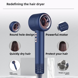 2025 High Power Professional Leafless Hair Dryer 1600W Suitable Negative Ion Function Electric Fast Drying Bldc Hair Dryer - Product Image 2
