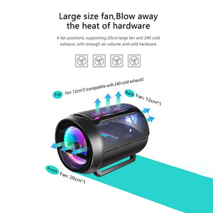 Lovingcool yeni stil Pc durumda ATX/M-ATX Form faktörü masaüstü oyun için USB ve ses portları ile mikro ATX anakart destekler - Product Image 4