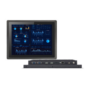 J4125 su misura industriale PC 512G SSD 32 pollici tutto In uno Hmi Pc Ip65 Linux Win10 Touch pannello Pc Monitor capacitivo Computer - Product Image 1