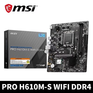 MSI Motherboard H610M-<strong>S</strong> WIFI D4 Desktop Computer Supports 12/13 Generation <strong>Intel</strong> <strong>CPU</strong> H610M-<strong>S</strong> WIFI DDR4 Motherboards - Product Image 2