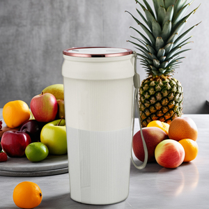 Taşınabilir 300ML elektrikli suyu ve Milkshake makinesi USB şarj Mini meyve sıkacağı ile şişe spor Smoothie blenderı - Product Image 6
