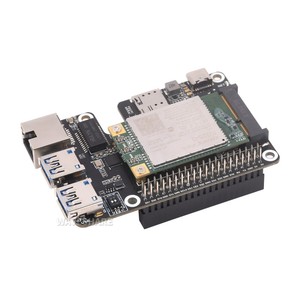 Cappello da PCIe a MiniPCIe / Gigabit Ethernet / USB 3.2 Gen1 per Raspberry Pi 5, supporta il modulo 4G di interfaccia MiniPCIe, ad alta velocità - Product Image 2