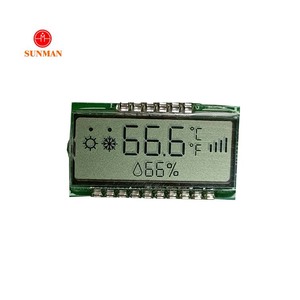 Kunden spezifische kleine tn positive reflektierende numerische 7-Segment-LCD-Temperaturanzeige LCD keine Hintergrund beleuchtung für Thermostat - Product Image 1