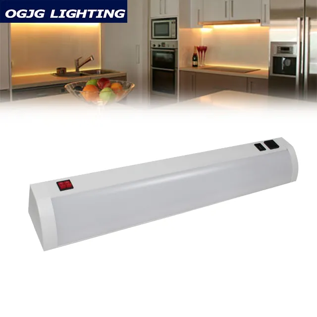 OGGJG CE CB 30cm 60cm 90cm 120cm sensor de movimento tubo de iluminação interior luzes LED lineares para armário guarda-roupa sob o armário