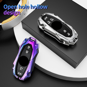 Metal Flip araba anahtar kapağı kılıfı Fob için Roewe RX5 MG3 MG5 MG6 MG7 MG ZS GT GS 350 360 750 W5 uzaktan anahtarlık oto aksesuarları - Product Image 4