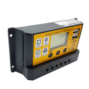 Контроллер уличного освещения на солнечной батарее, черный DC11.1V PWM, ЖК-дисплей, контроллер зарядки солнечных элементов 12V24V10A20A - Product Image 3