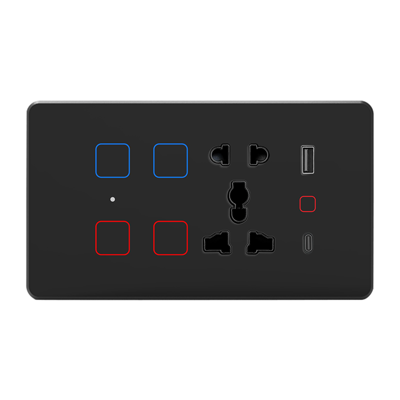 4M 4gang+Socket USB-C