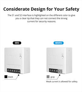 Sonoff Mini R2 Smart Wifi Switch Home con Alexa Google Home piccoli Diy a due vie interruttori luce Timer telecomando - Product Image 3