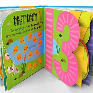 Özel üç boyutlu Flip karton kitap benim müthiş alfabe benim çığlık ABC123 sert kapak ofset kitap baskısı - Product Image 3