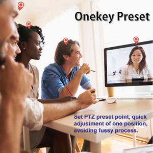 4K PTZ kamera 20X optik Zoom ile AI insan izleme fonksiyonu için canlı akışı ve Video konferans 4k PTZ kamera - Product Image 3