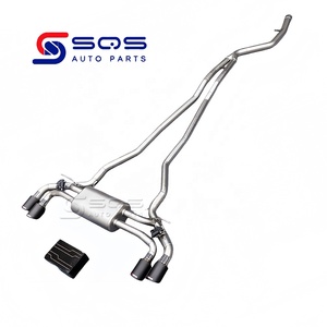 SQS High-Quality OEM Double-pipe Exhaust System for BMW B58 540i 530i G30 G38 3.0T 18-23 Exhaust Pipe With RC <strong>Valve</strong> and 4 <strong>Tips</strong> - Product Image 6