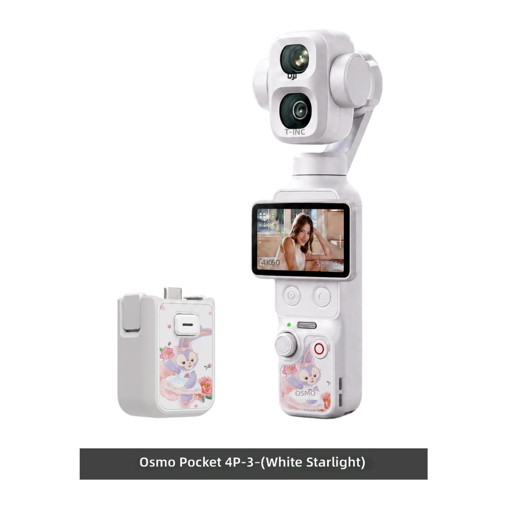 Osmo Pocket 4P-3-(White Starlight)