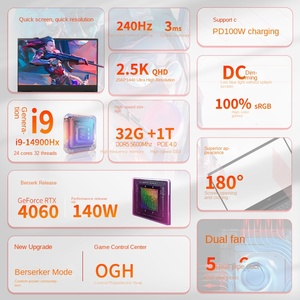 2024 Neuer HP/Shadow Wizard 10 Intel Core I9-14900HX prozessor der 14. Generation RTX4060 16,1-Zoll-Spiele-Notebook für Studenten designer - Product Image 3