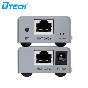 DTECH 50M 4K 1080P @ 60Hz Cable único Cat5e/6e DC5V 1 entrada 2 salidas Hdmi Super Extender para Monitor
