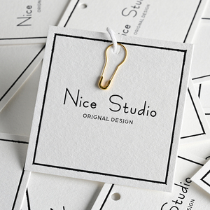 Lock Pin Hangtag <strong>String</strong> Safety Pin <strong>String</strong> <strong>Hang</strong> <strong>Tag</strong> Custom Logo Clothing Garment Swing <strong>Hang</strong> <strong>Tags</strong> <strong>With</strong> Paper Swing <strong>Tag</strong> - Product Image 1