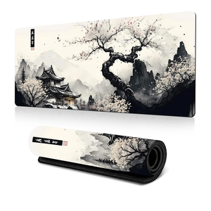 Trung Quốc phong cách mực Chuột chơi game pad bàn lớn Mat nghệ thuật Sakura phong cảnh mở rộng bàn phím máy tính Chuột Mat - Product Image 6
