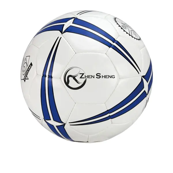 जेनशेंग प्रशिक्षण कस्टमाइज़ लोगो पर्यावरण-अनुकूल पीवीसी हाथ सिलाई मैच गुणवत्ता सॉकर बॉल फुटबॉल