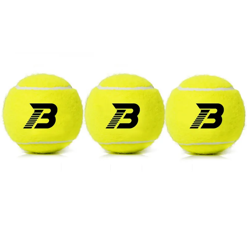 Baton Personalizar Logo Amarillo Venta al por mayor Gran cantidad Precio barato Pelotas de tenis de Pádel de entrenamiento de presión estándar