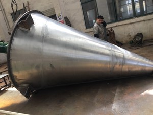具有竞争力的价格DSH立式加热锥形螺旋带状混合器搅拌机双螺旋型粉末混合器 - Product Image 4