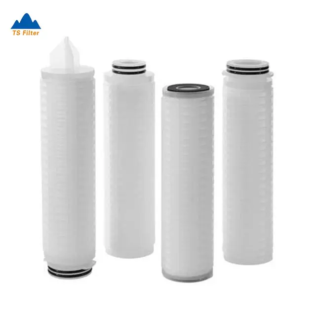 ตัวกรองแบบเมมเบรนที่ไม่ชอบน้ำรุ่น IPF 0.2ไมครอนรหัส10นิ้ว7 PTFE สำหรับกรองอากาศผ่านการฆ่าเชื้อโรคในอุตสาหกรรม