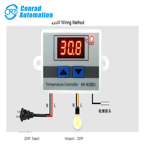 Sensor de temperatura de alta precisión del controlador de temperatura del microordenador de - Product Image 3