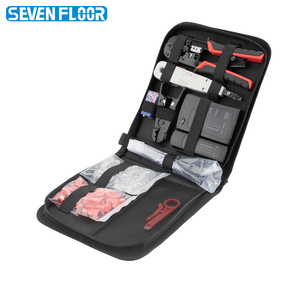 RJ11 RJ45 RJ45 RJ12 cavo telefonico rete <span class=keywords><strong>Tester</strong></span> Kit UTP Cat5 Cat6 set di strumenti - Product Image 1