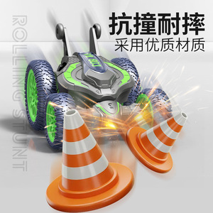 2.4G การขับขี่แบบ dual-Side RC Tumbler Car 360 ° flip Radio controling พร้อมไฟ LED เปลี่ยน R C ของเล่นของขวัญสำหรับเด็ก - Product Image 5