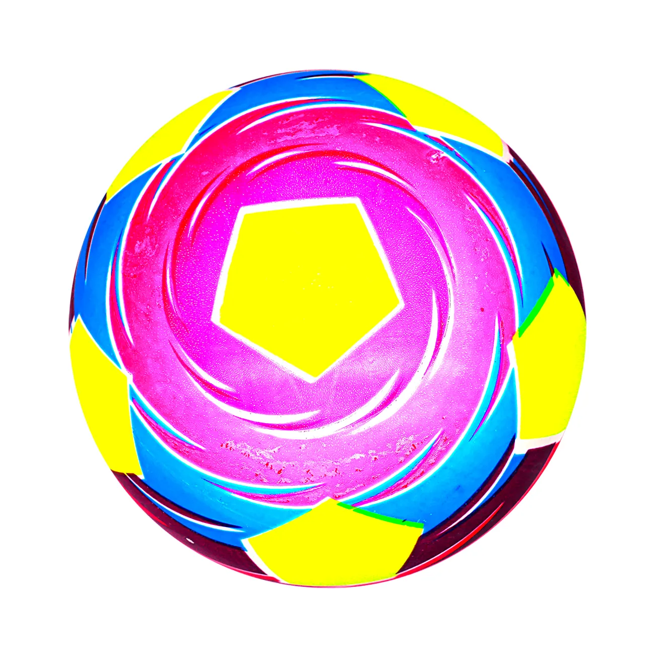 Yexi ucuz PVC plaj topu yüzme su için havuz ışığı Up çocuklar Inflat sıçrama topları renkli spor Pvc oyuncak futbol topları AQ8A815