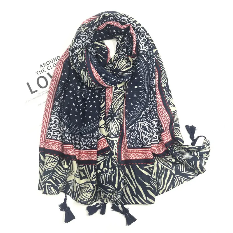 Commercio all'ingrosso ricamato bellissimi 32 colori Logo personalizzato autunno inverno Pashmina lana Cashmere sciarpa uomo donna sciarpa scialle poliestere