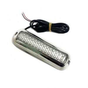 海洋RVおよび車のインテリア用42LED 12V天井ドームライトクロムハウジングABSボートヨット・ピストン部品用製品