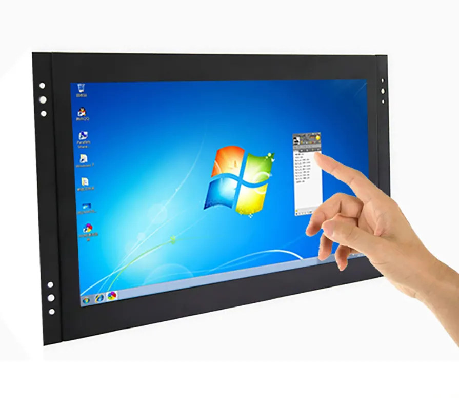 Display a pannello industriale per montaggio a parete di dimensioni personalizzate chiosco interattivo a schermo piatto Totem lettore pubblicitario Monitor Touch Screen Lcd
