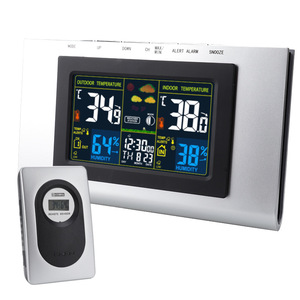 Forecast Weather Station With Remote Sensor Wireless Thermometer <strong>Hygrometer</strong> Digital Colorful Screen Simple Color <strong>Cheap</strong> Micro - Product Image 1