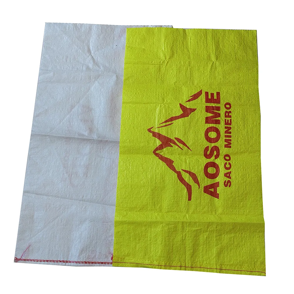 Saco plástico vazio tecido pp saco de polipropileno 5 kg 10 kg 25 kg 50 kg para embalagem de arroz personalizado com logotipo