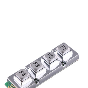 Teclado numérico de metal funcional con 4 teclas Tecla numérica de aleación de zinc - Product Image 1