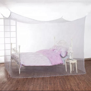 Mosquitera rectangular con tratamiento OEM/ODM, dosel de cama doble e individual, mosquitera - Product Image 1