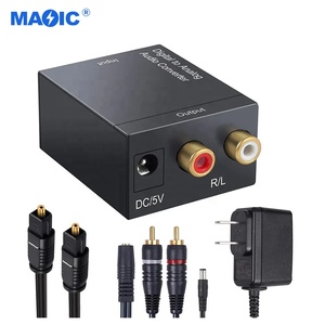 Promoción CE Otro Audio para el hogar 1080P Convertidor de audio digital a analógico Convertidor de adaptador de audio óptico a analógico - Product Image 1
