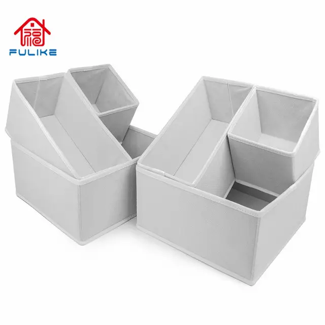 EcoにやさしいCustomized Non Woven Plastic Cardboard Underwear Storage Bags Drawers