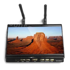 FPVOK RX-LCD5802 5.8GHz 800x480 TFTLCDモニターダイバーシティレシーバー7インチ内蔵バッテリーfpvモニター - Product Image 1
